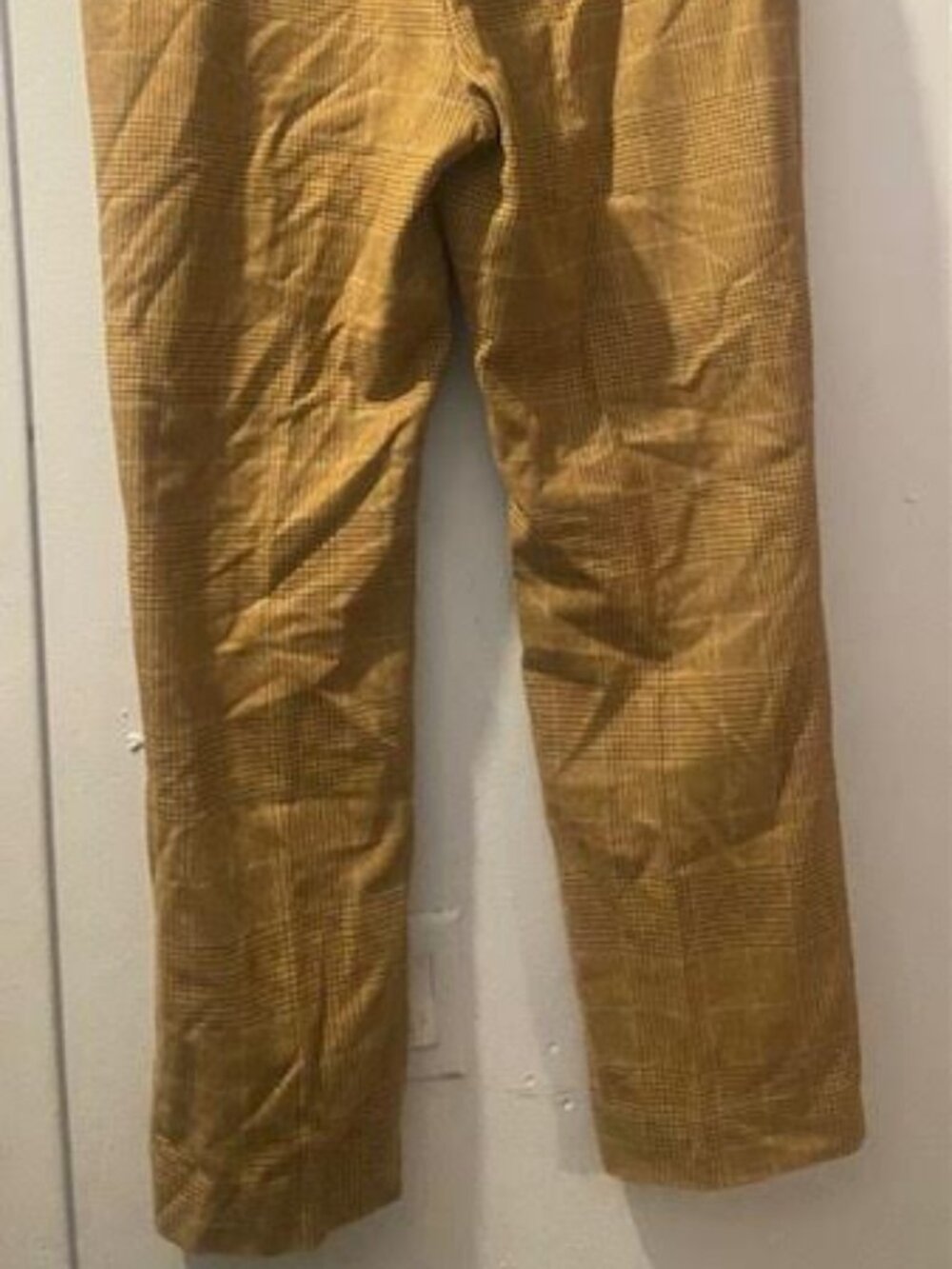 Lauren Ralph Lauren Camaron Plaid Wool Blend Dress Pants Size 16 Brown Career Of - Picture 7 of 7